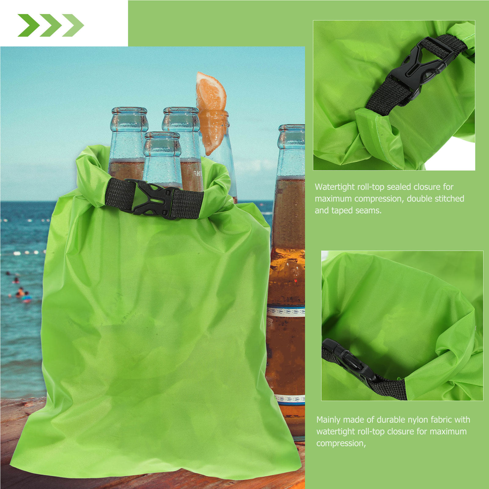 Fishing Kayak Storage Bag - 3 шт. водонепроницаемых сумок для хранения