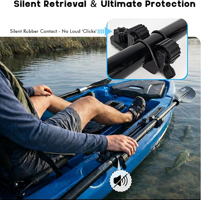 Fishing Kayak Cart - Держатель для весла для каяка, крепление