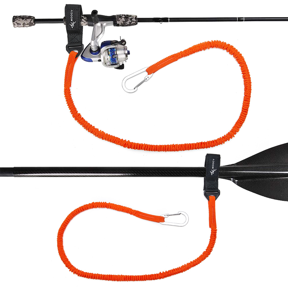Fishing Kayak Paddle Leash - Набор из 4 эластичных страховочных шнуров