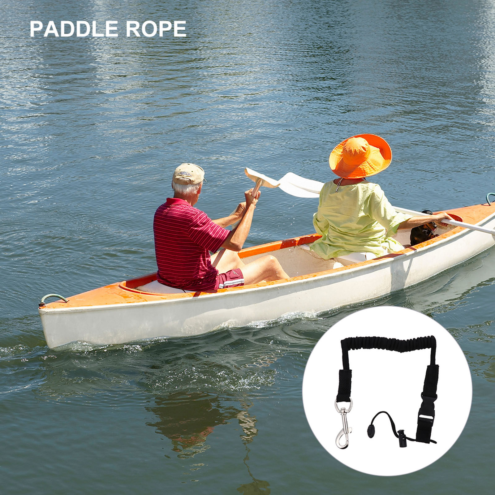 1 шт. эластичный регулируемый  – обзор и цена Fishing Kayak Paddle Leash